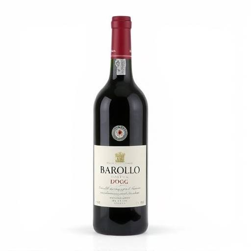 Bottiglia di vino Barolo DOCG piemontese