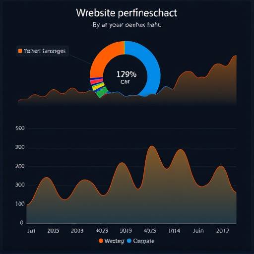 Grafico che mostra le prestazioni del sito web